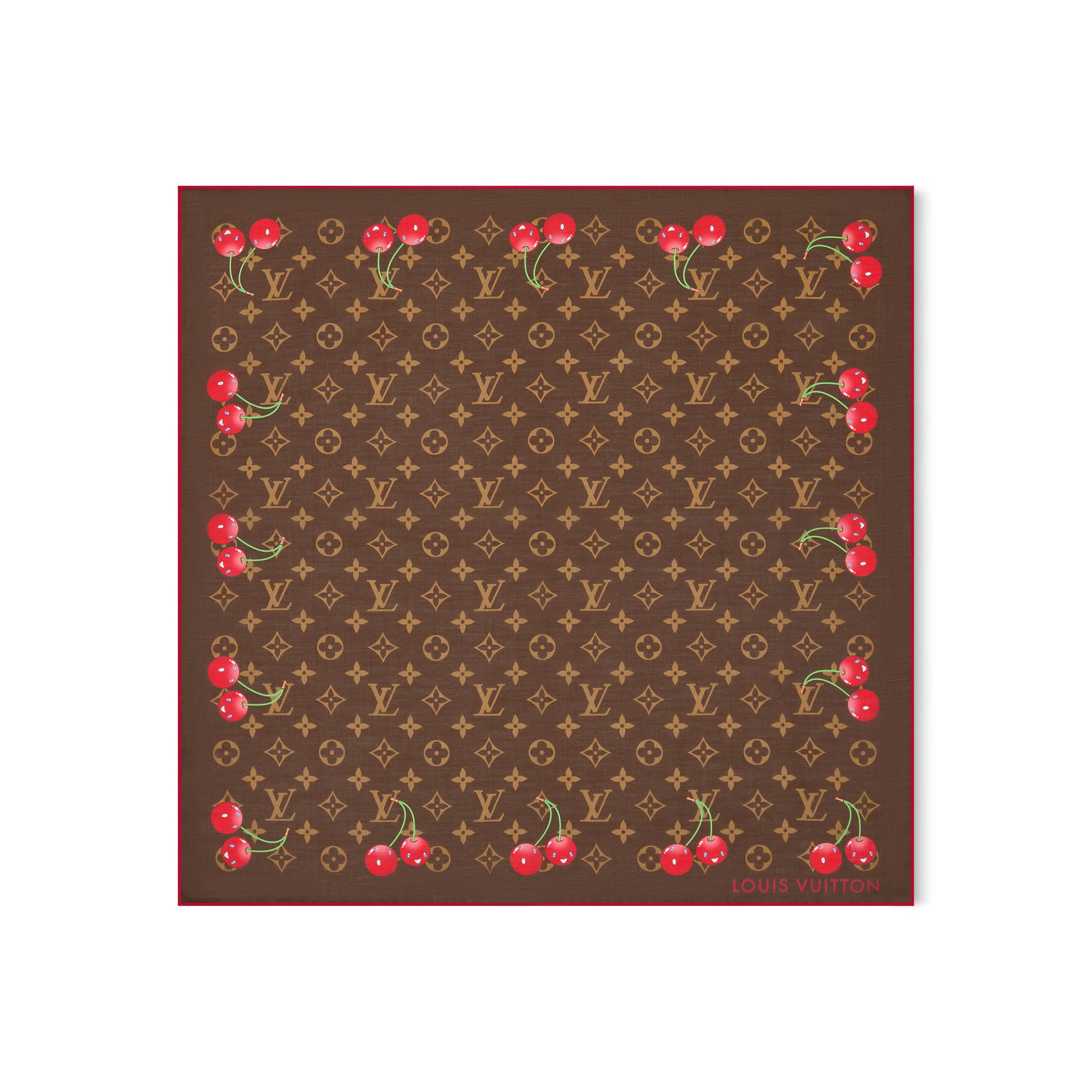 LV x TM Monogram Cerise Square 55 - Luxury S00 Brown | LOUIS VUITTON